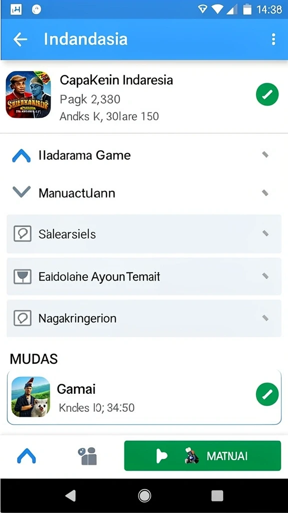 idagame - Tampilan antarmuka IDAGAME yang menarik.