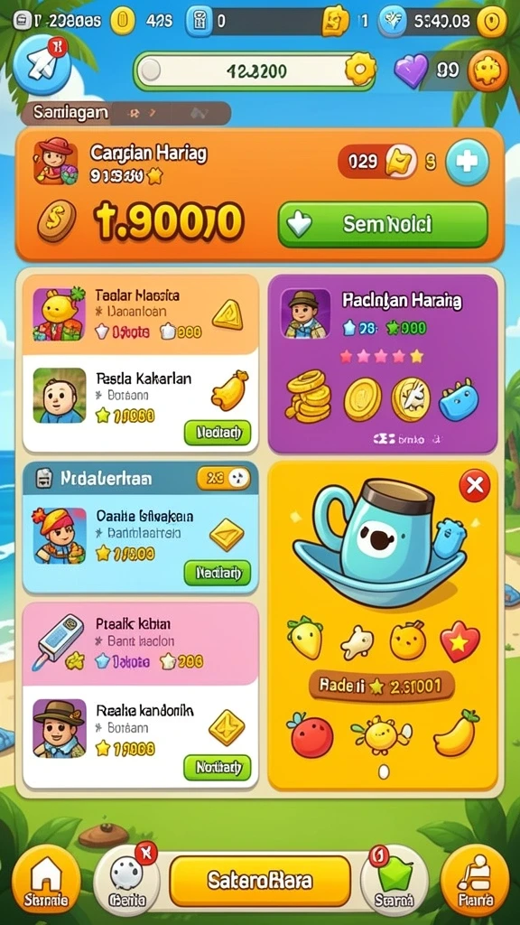 sky99 - Momen seru saat pemain mengumpulkan power-up di udara.